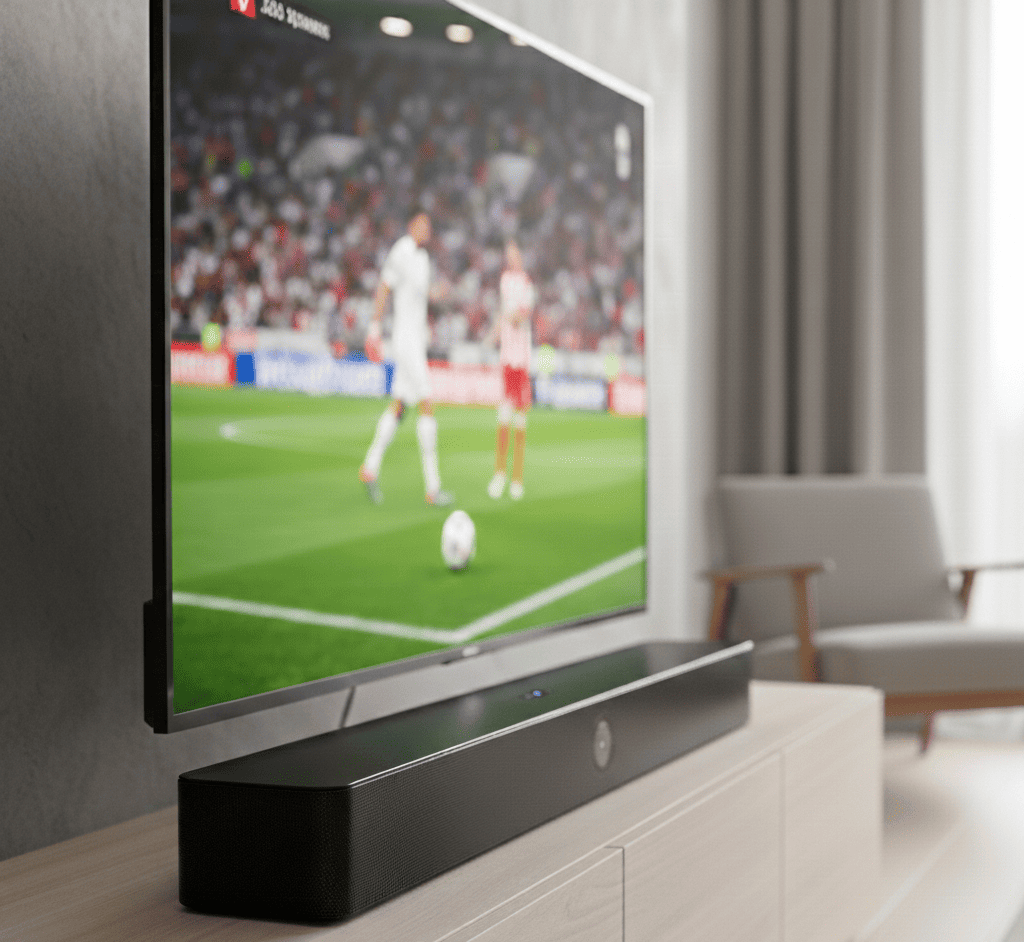 Barra de sonido para deportes