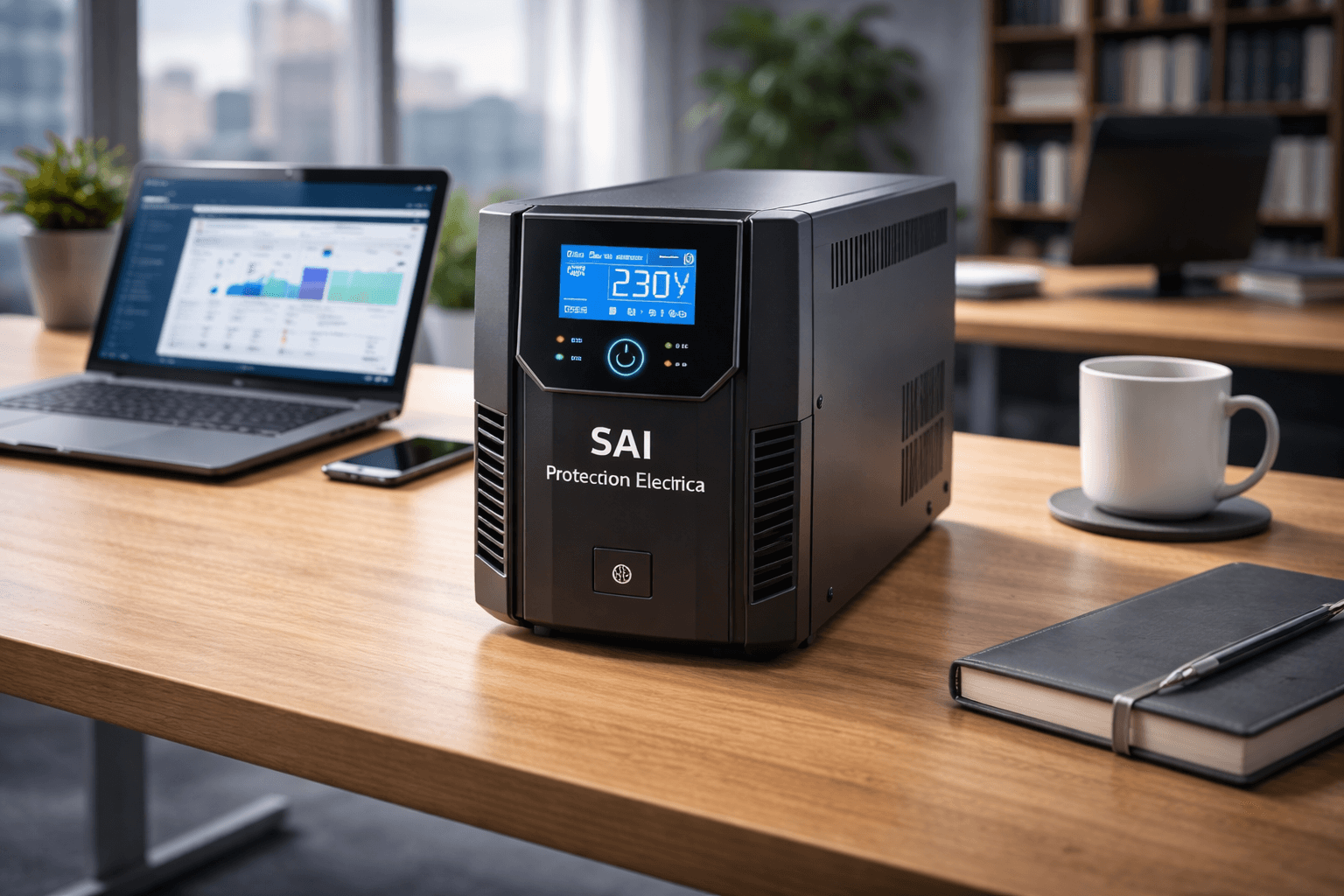 SAI y protección eléctrica para oficinas creativas