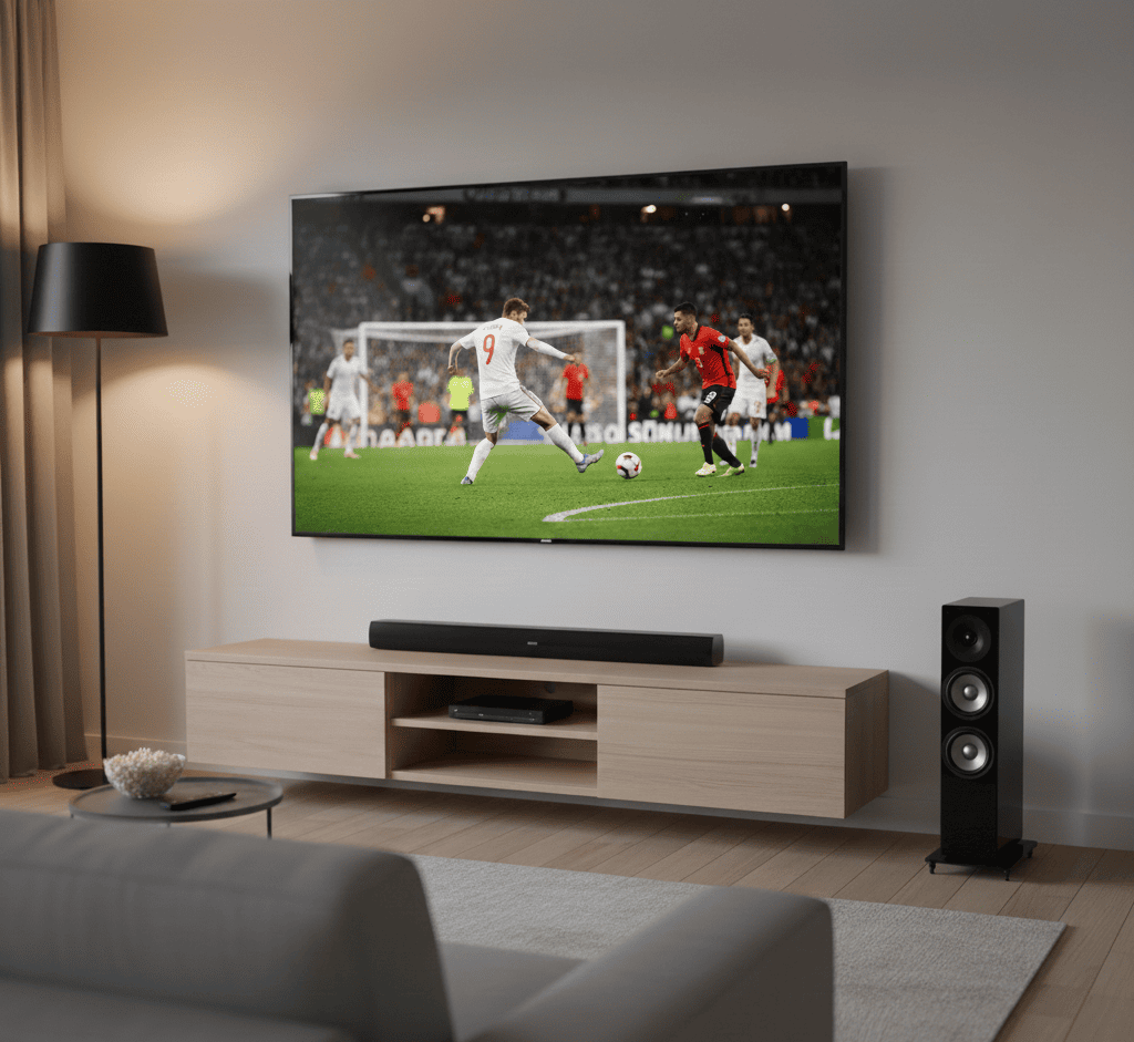 Altavoces estéreo para ver deportes