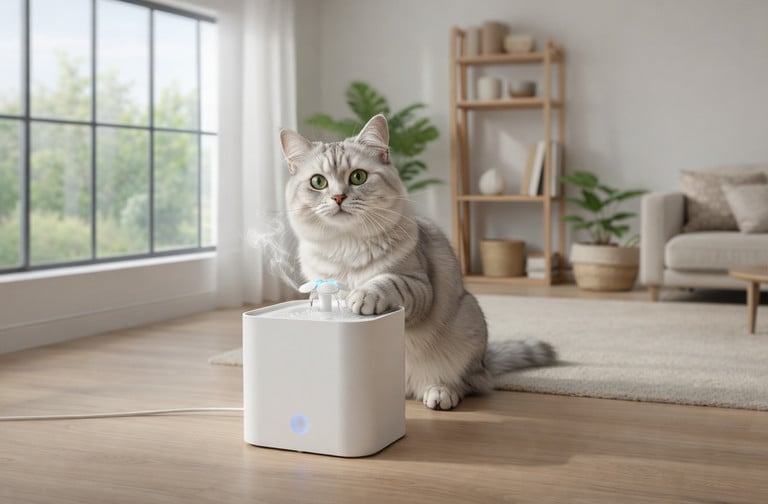 Bebedouros automáticos para animais de estimação