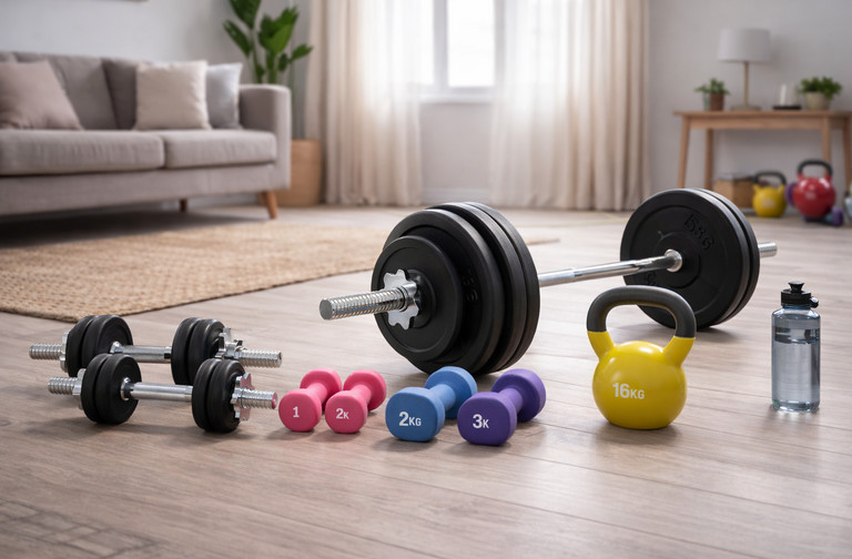 Hanteln und Gewichte