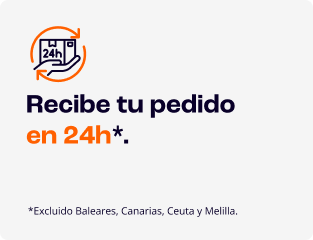 Recibe tu pedido en 24h