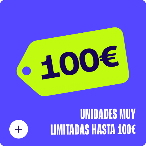 Unidades muy limitadas hasta 100€