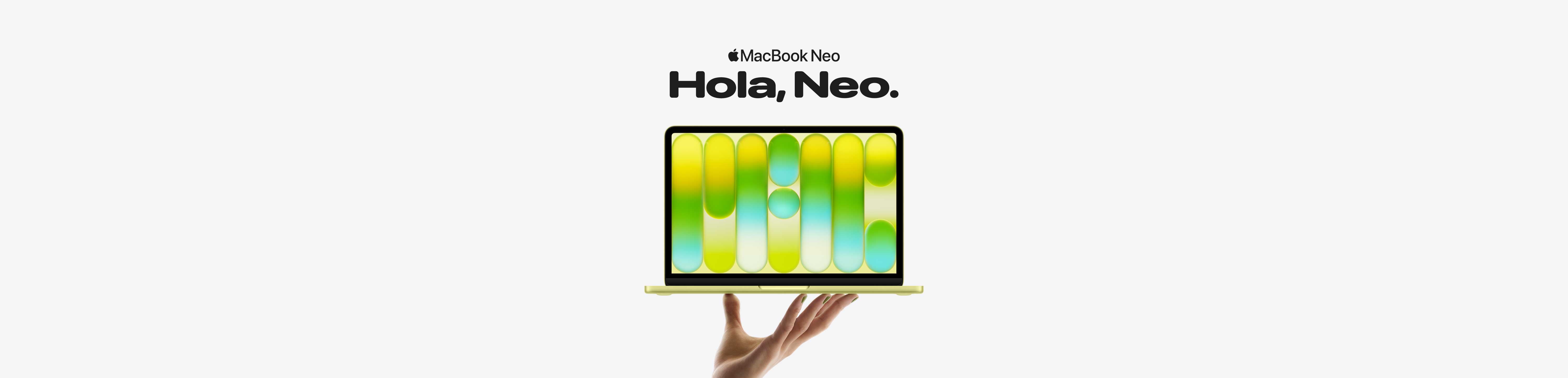Apple MacBook Neo color índigo, portátil con chip A18 Pro, pantalla Liquid Retina 13 pulgadas, disponible en PcComponentes