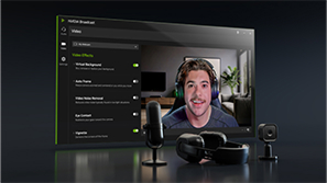 NVIDIA Broadcast convirtiendo una habitación en estudio profesional con eliminación de ruido por IA