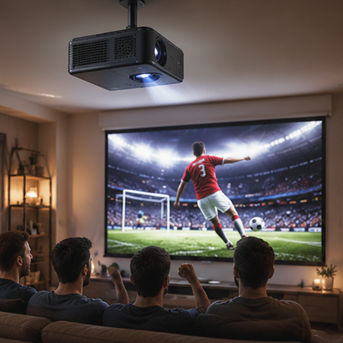 Proiettori LED Proiettore LED con colori vivaci e basso consumo per goderti il calcio in grande