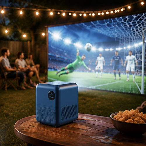 Proiettori laser Proiettore laser con immagine potente e nitida per vivere ogni partita con la luminosità dello stadio