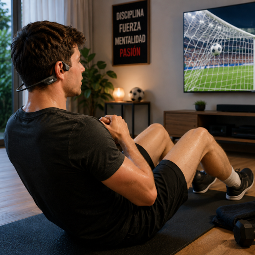 Cuffie Sportive Adattamento sicuro e audio motivante per seguire la partita o allenarti con energia