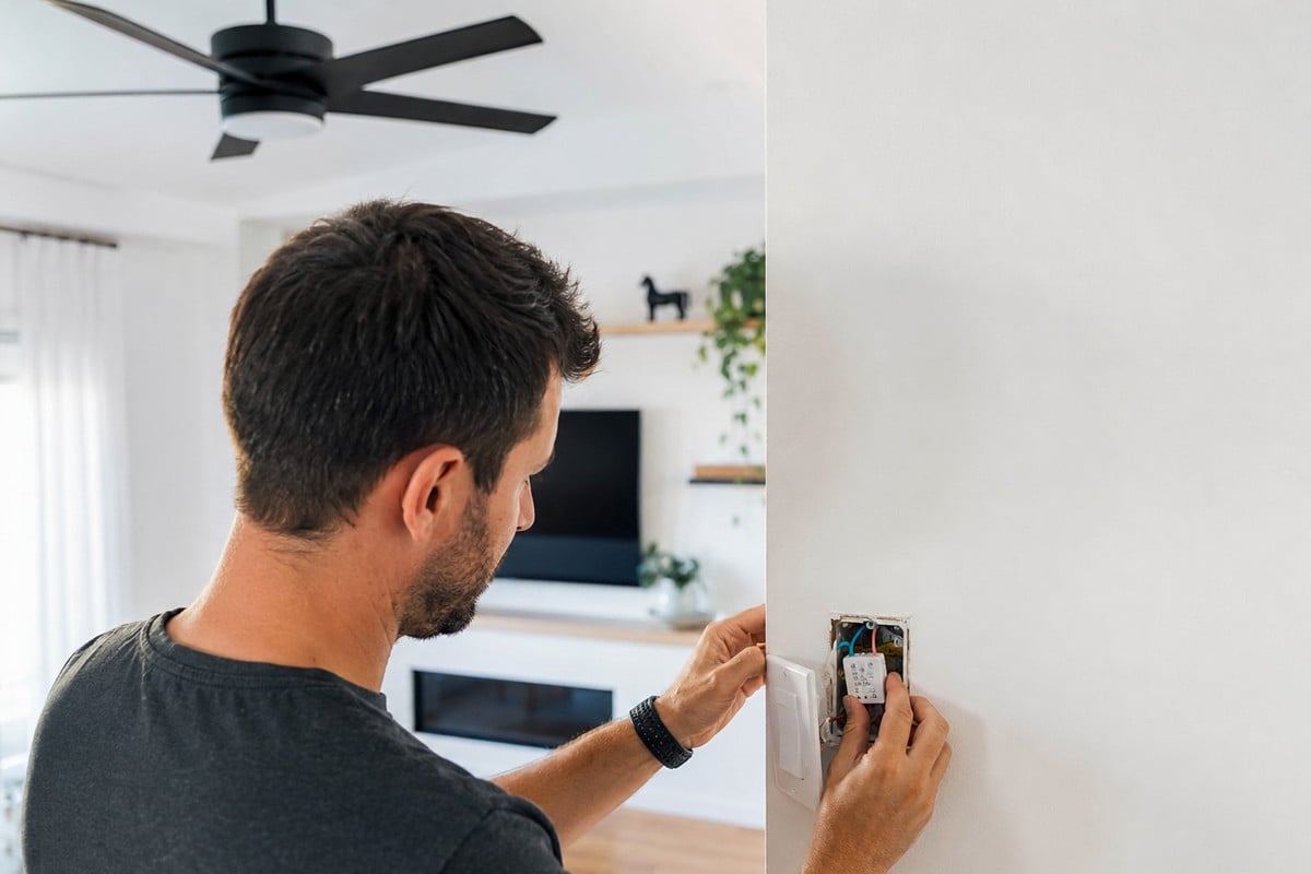 convertir ventilador de techo en inteligente con relé