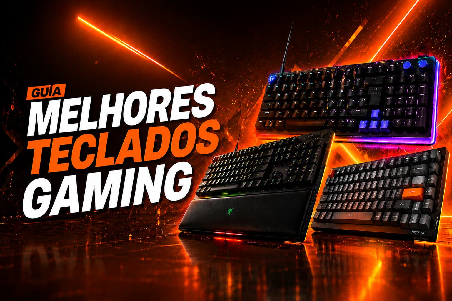Melhores Teclados Gaming 2026 — Mecânicos, Magnéticos e Qualidade-Preço Melhores Teclados Gaming 2026 — Mecânicos, Magnéticos e Qualidade-Preço