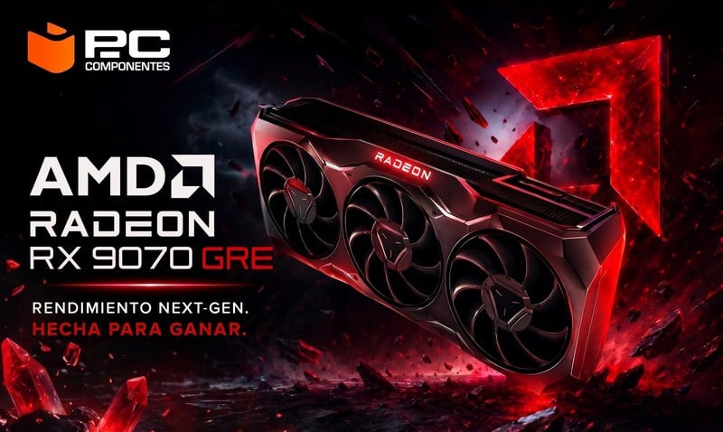 Nuevas tarjetas gráficas AMD Radeon RX 9070 GRE: