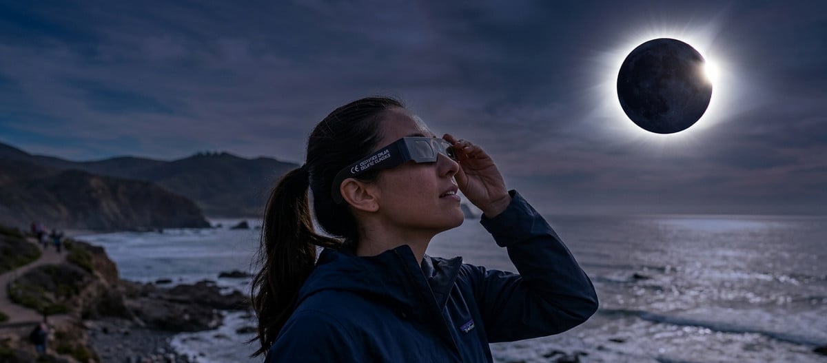 Gafas para eclipse solar certificadas ISO 12312-2