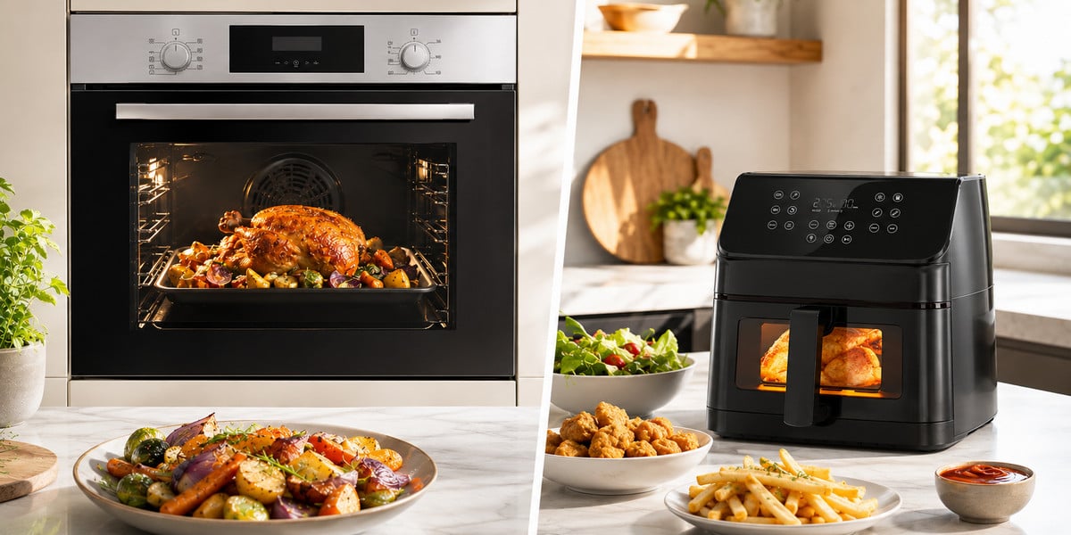 freidora de aire vs horno