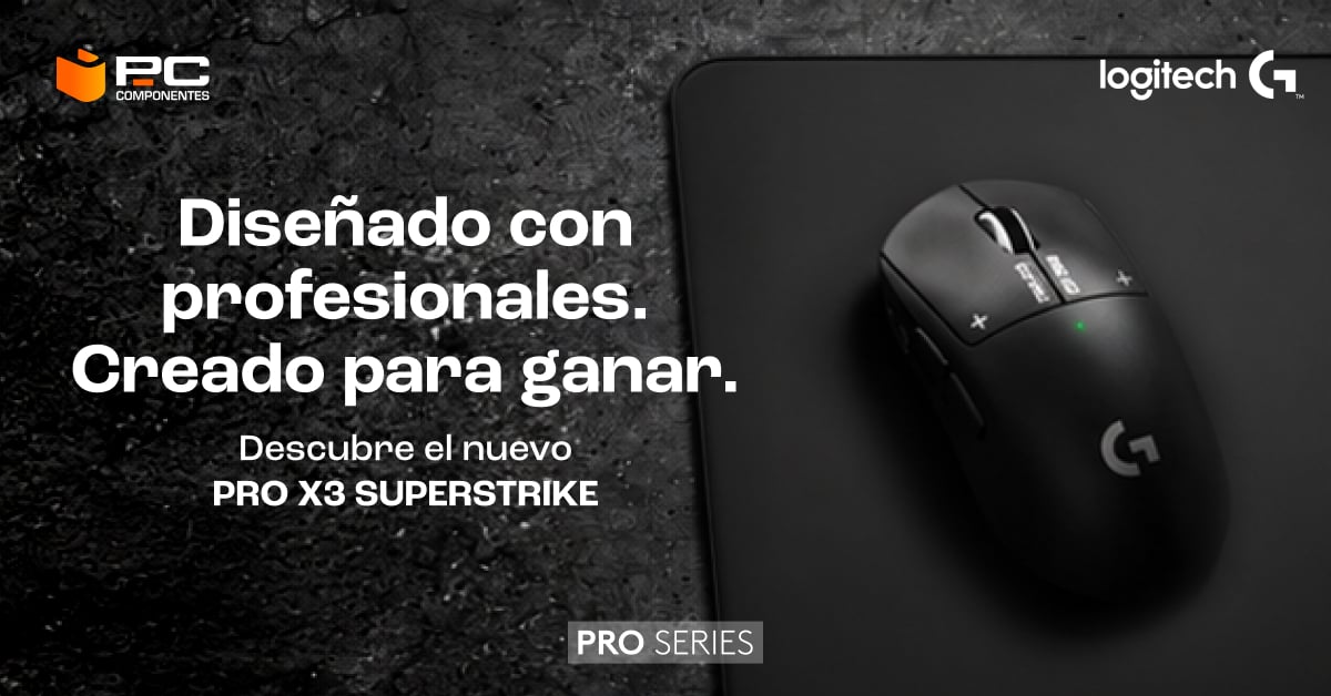Logitech G PRO X3 SUPERSTRIKE: el nuevo ratón gaming de la gama PRO Series