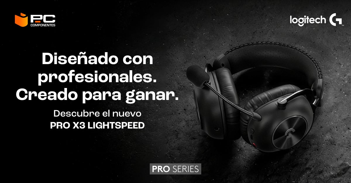 Logitech G PRO X3 LIGHTSPEED: los nuevos auriculares gaming de la gama PRO Series