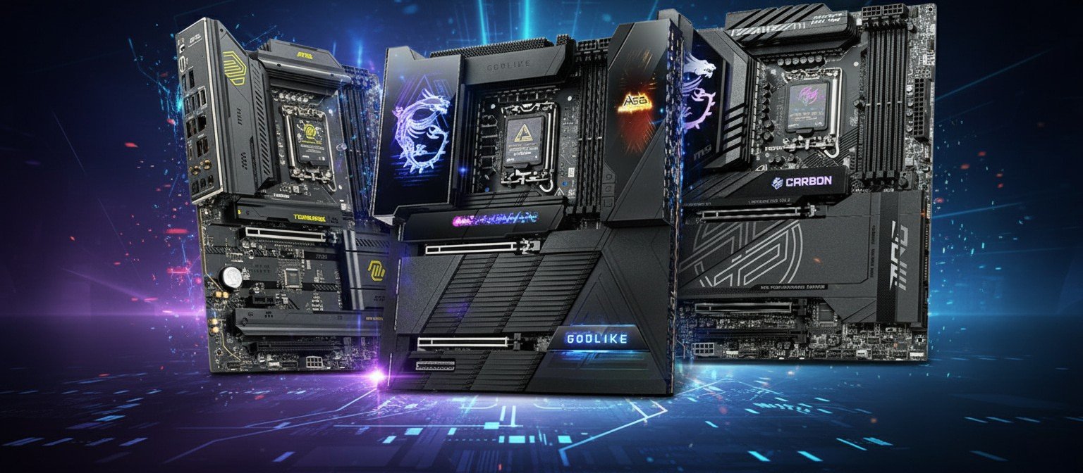 Placas base gaming de última generación con diseños ATX y soporte para DDR5 y PCIe 5.0, ideales para montar un PC gamer en 2025.