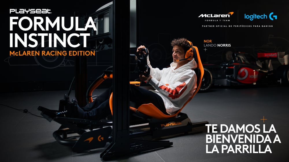Alianza Logitech G y McLaren con nuevos periféricos oficiales de simracing Alianza Logitech G y McLaren con nuevos periféricos oficiales de simracing