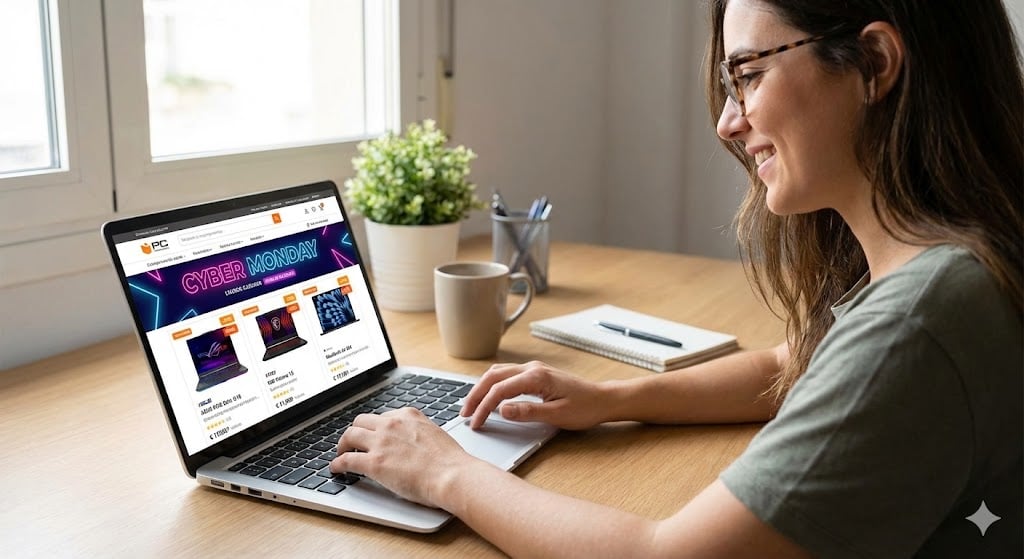 Mejores ofertas en portátiles Cyber Monday