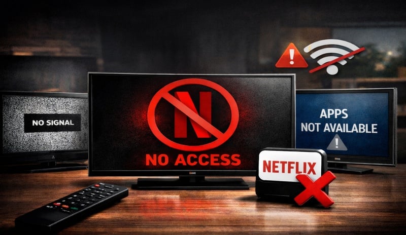 Televisores que se quedarán sin Netflix en 2026