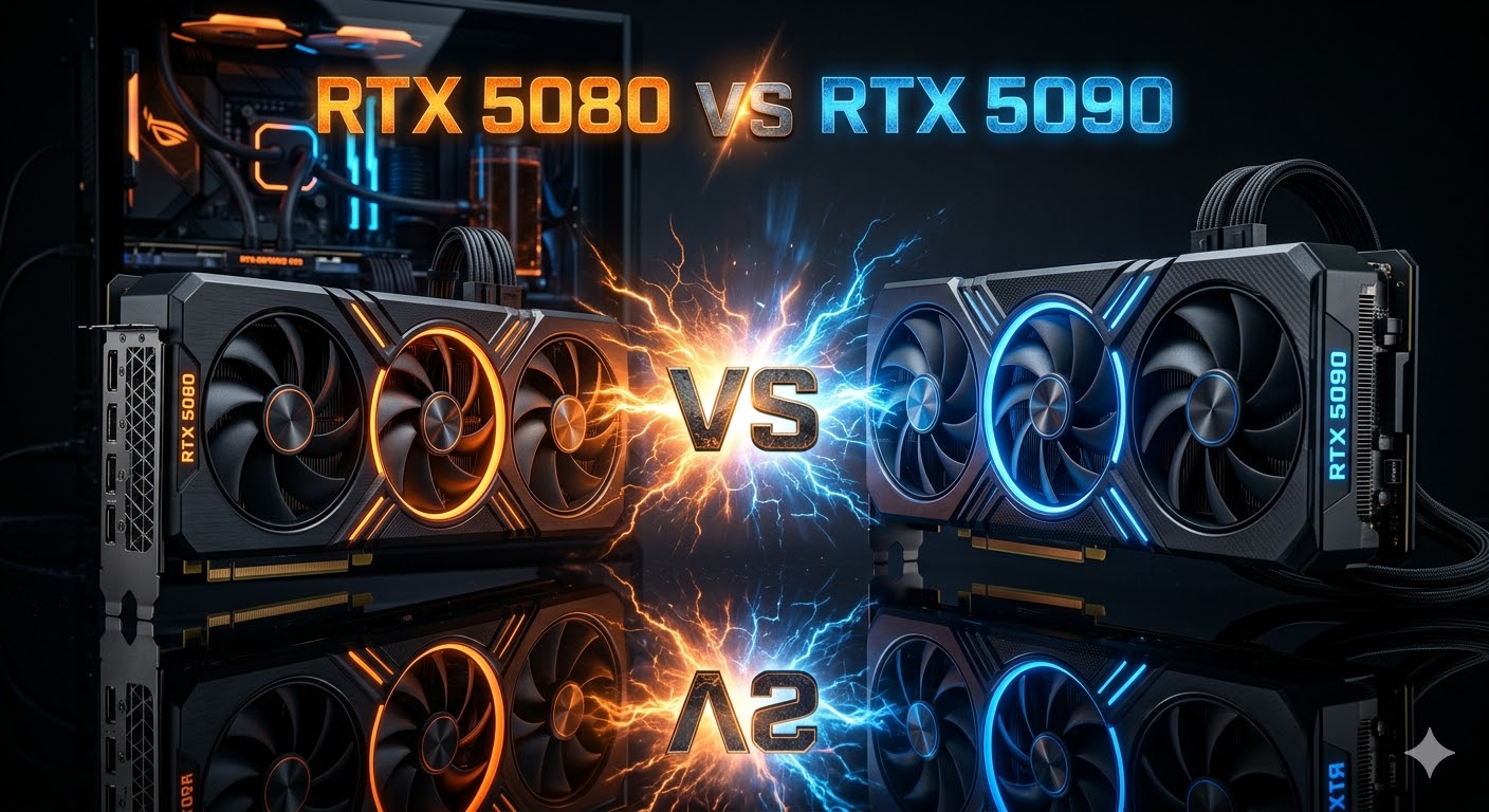 RTX 5080 vs. 5090: Welche High-End-Grafikkarte ist die beste Wahl für deinen Gaming-PC?
