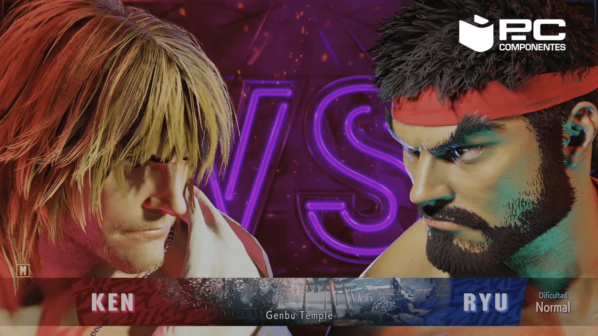 Pantalla de carga del videojuego Street Fighter 6