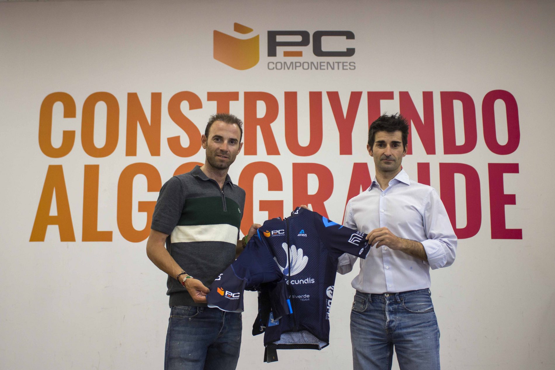 Alejandro Valverde y PcComponentes