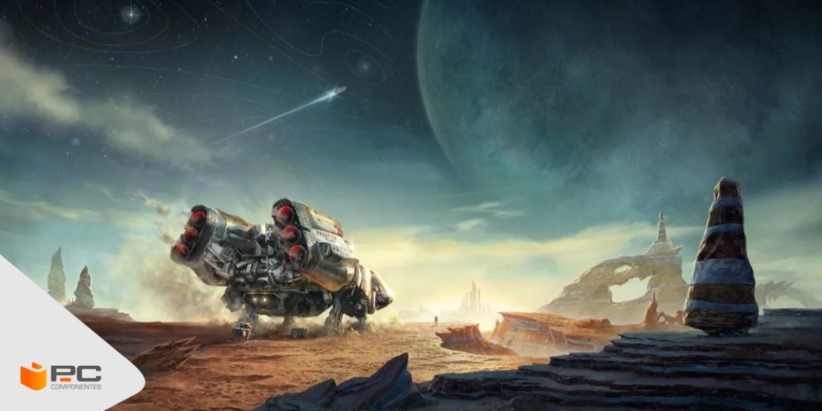 Fotograma del nuevo videojuego Starfield