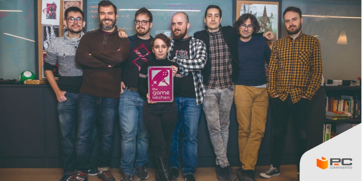 Imagen de todos los integrandes de The Game Kitchen, desarrolladora española de videojuegos