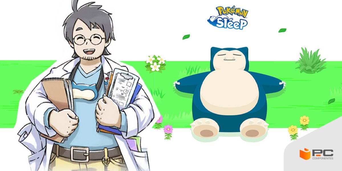 Pokémon Sleep: cómo funciona Un entrenador Pokémon junto a Snorlax dormido