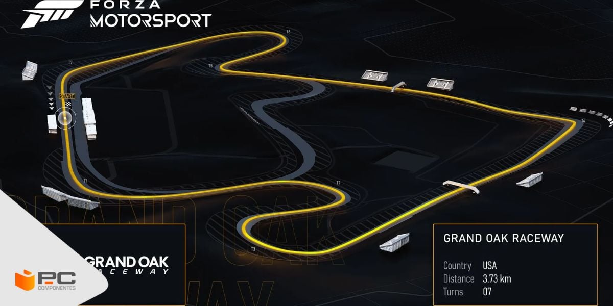 Imagen de uno de los circuitos de Forza Motosport 8