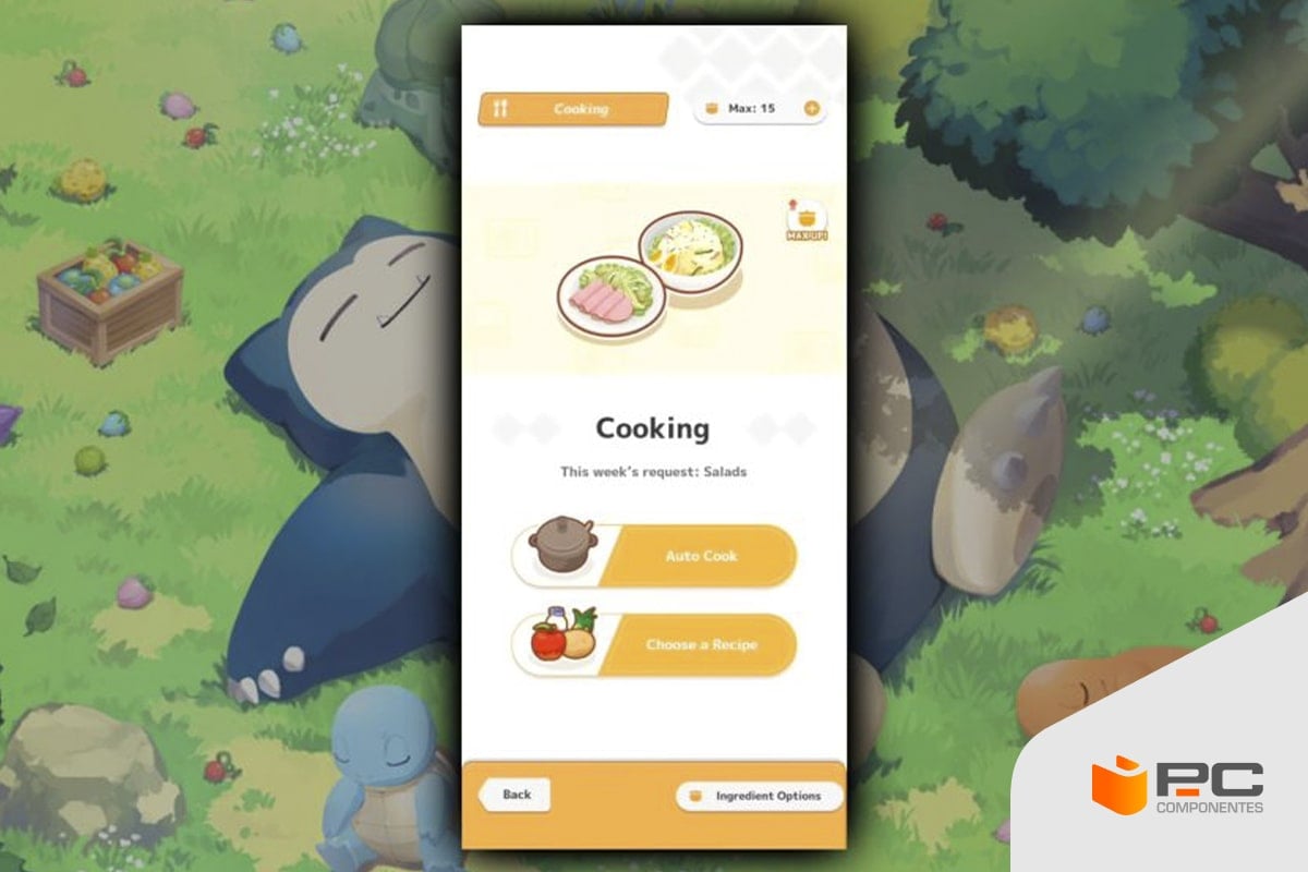 Imagen de una receta en Pokémon Sleep