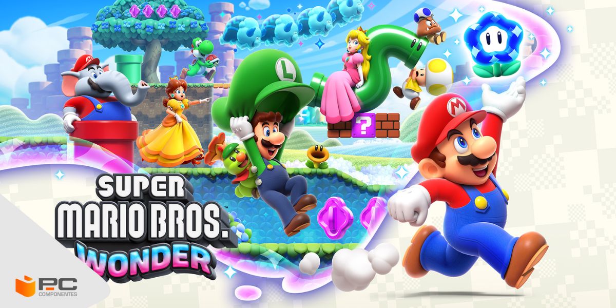 Imagen promocional del videojuego Super Mario Bros. Wonder de Nintendo Switch