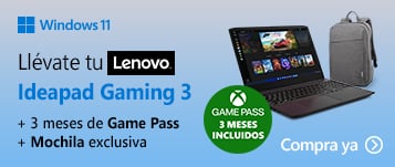 Campaña Portátiles Lenovo con Game Pass