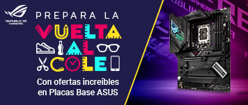 Campaña Prepara la vuelta al cole con Asus placas base