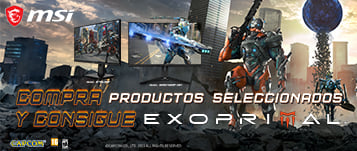 Campaña ¡Comprar un monitor gaming MSI seleccionado tiene premio!